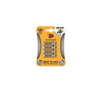 S5337 JCB AAA Super Alkaline Batteries - Pack of 4