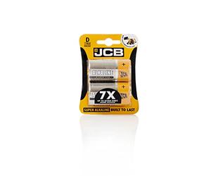 S5340 JCB D Size Super Alkaline Batteries - Pack of 2