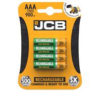 S5352 JCB AAA 900mAh Rechargeable Batteries - Pack of 4