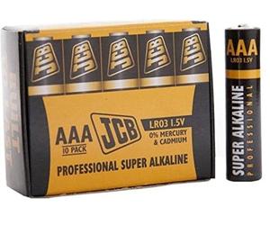 S5447 JCB AAA Industrial Batteries - Pack of 10 - Priced & Sold Per Cell