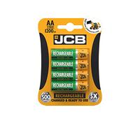 S5452 JCB AA 1200mAh Rechargeable Batteries - Pack of 4