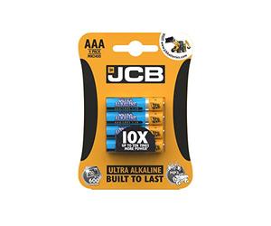 S5492 JCB AAA Ultra Alkaline Batteries - Pack of 4