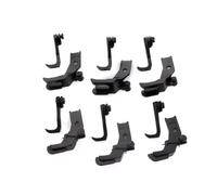 S585 6Set 1/8 3/16 1/4Walking Feet with Right Left Edge Guide High Head Sewing Machine for JU-KI 1541 for Si-nger CONSEW206RB 225 226 226R