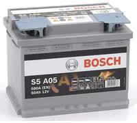 S5A05 Bosch S5A AGM (027AGM) Car Battery Toyota Auris 1.4 D-4D (2012-2019)
