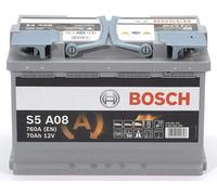 S5A08 Bosch S5A AGM (096AGM) Car Battery Vauxhall Astra J 1.7 CDTi MK6 2009-2016