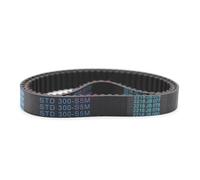 S5M Rubber Closed Loop Timing Belt Width 15mm Length 200mm~450mm STD/STS 5M 225-450mm 5Pcs(S5M - 270mm)
