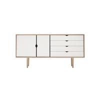 S6 Cabinet Oak/ White