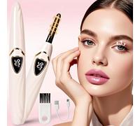 S600 Heated Eyelash Curler, USB Charged Heated Eyelash Curler Intelligent Electric Curler with LED Display Eyelash Curler for Beginners and Makeup Professionals, Various