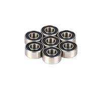 S608 2RS Stainless Steel Ball Bearing 8x22x7 Mm Deep Groove Rubber Sealed Ball Bearings 8Pcs