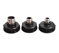 S60x6 Coarse Thread G1'' 1/2" 3/4" Male Female Thread IBC Water Tank Replacement Adapter Stainless Steel Spout Drain Fittings(DN25 32mm G1)