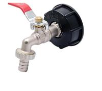S60x6 Coarse Thread IBC Tank Tap Connecter X 1/2'' 3/4'' Water Coupling Adapter 1000L Garden Home Replacement Valve Fitting