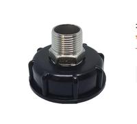 S60x6 Coarse Thread to 1/2" 3/4" 1" Male Female Thread IBC Tank Replacement Adapter Stainless Steel Spout Drain Fittings(Female 20mm)