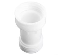 S60x6 For IBC Tank Adapter with Coarse Thread, Plastic Extension Joint for Rainwater Harvesting Water Butt, Drain Tube Discharge Fitting for Garden Hose Tap and