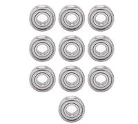 S6305Z Stainless Steel Miniature Bearings High Speed Low Noise Single Row Rolling Ball Bearings for Industrial Equipment and Small Rotary Motors 10PCS Set