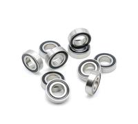 S687RS Bearing 7x14x5mm 440C Roller Stainless Steel S687 RS S687 2RS Ball Bearings 10Pcs(S687RSW4 7X14X4)