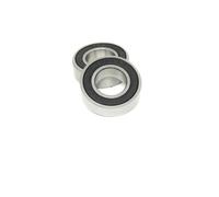 S688 2RS Deep Groove Ball Bearing 8x16x5mm Blue Seals RC S688ZZ 688 ZZ 2RS 10Pcs(Black Rubber Seals)