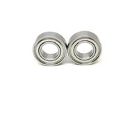 S688 2RS Deep Groove Ball Bearing 8x16x5mm Blue Seals RC S688ZZ 688 ZZ 2RS 10Pcs(Blue Rubber Seals)