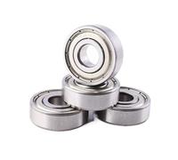 S693ZZ 3x8x4mm Stainless Steel Miniature Ball Bearings 10Pcs