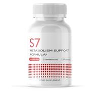 S7 Metabolism Support Formula - Metabolism & Lifestyle Support Supplement - Daily Energy & Focus Formula - Food Supplement for Active Living - 60 Capsules