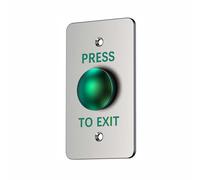 S70 Stainless Steel Push to Exit Button, Push to Exit Button Indoor Outdoor for Access Control Systems Commercial Residential Building