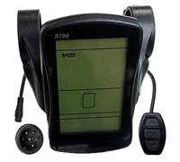 S700 Electric Bike LCD Display Meter E-Bike Display Screen 36V/48V Electric Bike Computer Conversion Kit Accessories for Electric Scooter (6pin Male)