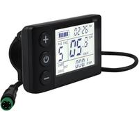 S866 Electric Bicycle LCD Display Meter, 24V 36V 48V Ebike LCD Display Control Panel Wireless Bicycle Speedometer Odometer for Electric Scooter Electric Bike Modification