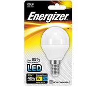 S8841 Energizer LED Golf 470LM 5.9W Opal E14 (SES) Warm White (Pack of 5)