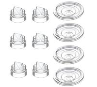 S9 Pro / S12 Pro Replacement Pump Parts - 6pcs Duckbill Valve and 4pcs Silicone Diaphragm - Compatible with Momcozy S12 Pro/S9 Pro,TSRETE,kmaier Breast Pump,Replacement Parts Accessories - BPA Free