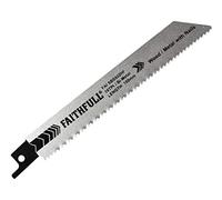 Faithfull 14020007 S922Hf Bi-Metal Sabre Saw Blade Demolition 150Mm 10 Tpi (Pack 5)
