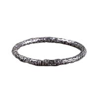 S925 Ladies Vintage Silver Bracelet Embossed Flower Vine Creative Carving Luxury Temperament Personality Gift Chinese Classic