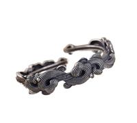 S925 Ladies Vintage Silver Bracelet Open Relief 3D Cloud Creative Carving Luxury Temperament Personality Gift Chinese Classic