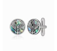 S925 Phoenix Cufflinks Wedding & Father's Day Jewelry Gift for Men