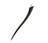 S925 Pure Silver Women's Men Retro Hairpin Ebony Wood Magnolia Blossom Chinese style Hanfu Hair Accessories Jewelry