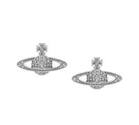 s925 Silver Ear Studs Fashion Crystal Planet Pendant Hanging Earrings for Women Brand Design Rhinestone Star Stud Earrings Jewelry Gift Ear Piercing Studs Accessories