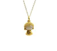 S925 Silver Necklace Pendant Natural Hetian Jade Buddha Pendant Amulet Necklace Woman Retro Jewelry Atmosphere Classic Gift for Mom (Hetian Jade)