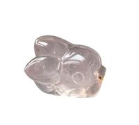 S925 Silver with Natural Pink Crystal Rabbit Pendant Necklace for Women Yoga Genuine Jade