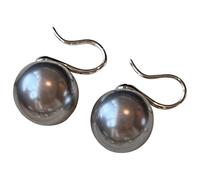 S925 Sterling Silver High Heel Pearl Earrings For Ladies, Austrian Pearl, Unique Form, Gentle On Sensitive Skin, Many Sizes, A Pair