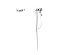 S925 Sterling Silver Long Dangle Earrings for Women White Gold Plated Asymmetrical Ear Cuff with 5.7 in Chain Drop Lightweight Hypoallergenic Summer Jewelry for Party Wedding Date Night Silver