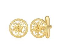 S925 Tetragrammaton Cufflinks Wedding & Father's Day Jewelry Gift for Men