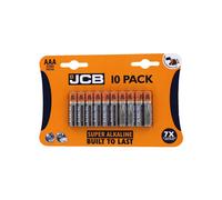 S9683 JCB AAA Super Alkaline Batteries - Pack of 10