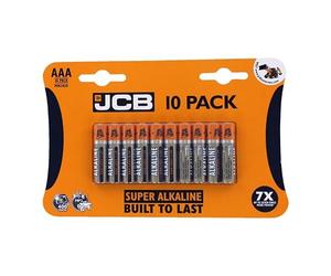 S9683 JCB AAA Super Alkaline Batteries - Pack of 10