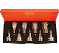 Bahco Socket Set S9HEX 1/2in Drive 9-Piece Metric