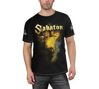 Sa*b-a?ton Band Men's Shirt - Classic Rock Band Print T-Shirt Heavy Metal Short-Sleeved Tshirt for Daily wear, Music Festivals, Fan Gifts S