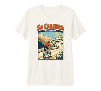 Sa Calobra Mallorca Cycling Climb Majorca Cyclist Premium T-Shirt