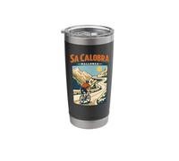 Sa Calobra Mallorca Cycling Climb Majorca Cyclist Stainless Steel Insulated Tumbler