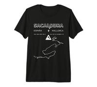 Sa Calobra serpentines on Mallorca Cycling Premium T-Shirt