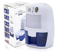 SA Products 500ml Portable Dehumidifier and Air Purifier | Moisture Absorbers for Home, Bedroom, Bathroom (White)