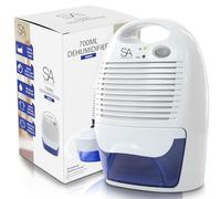 SA Products 700ml Portable Dehumidifier and Air Purifier | Moisture Absorbers for Home, Bedroom, Bathroom (White)
