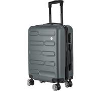 Sa Products Grey Cabin Suitcase - 34L Carry On Suitcase, Cabin Bag 55X40X20 With Combination Lock