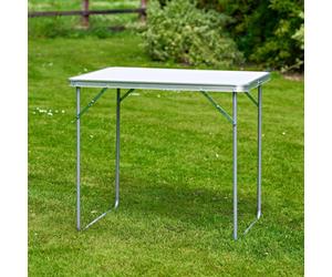 Sa Products Utility - 2.6Ft Portable Foldable Table For Camping, Party & Picnic